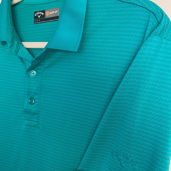Callaway golf polo Sea Green size M - Picture 3 of 5